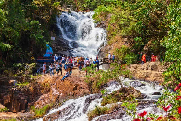 Datanla Waterfall közelében Dalat City — Stock Fotó