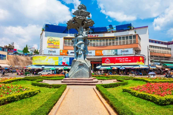 Dalat Center marknad i Vietnam — Stockfoto