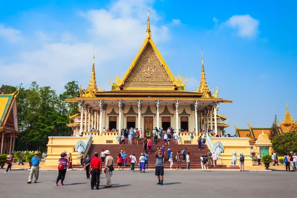 Královský palác v Phnompenhu — Stock fotografie