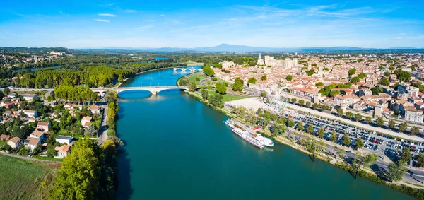Avignon city aerial view, France — Stock Photo, Image