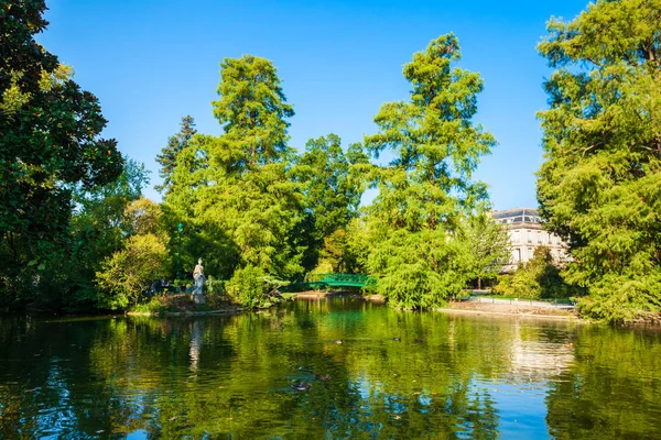 Jardin public garden in Bordeaux — Stock Photo, Image