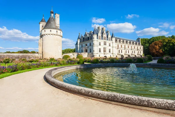 Zamek Chateau de Chenonceau, Francja — Zdjęcie stockowe