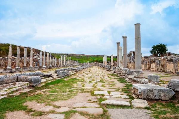 Perge antik Anadolu kenti, Antalya — Stok fotoğraf