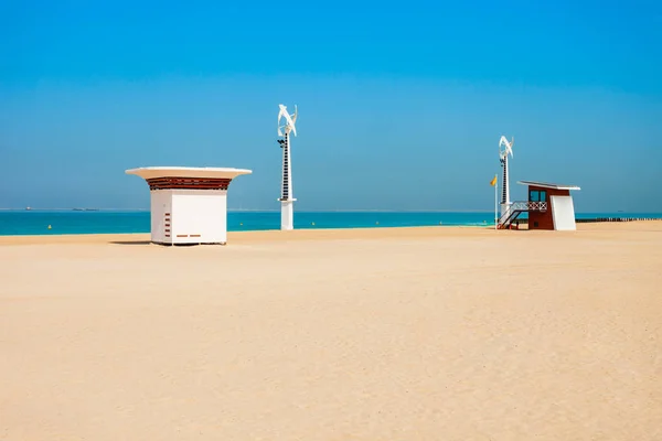 Kite publiczna plaża w Dubaju, ZEA — Zdjęcie stockowe