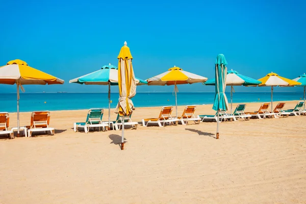 Kite public beach in Dubai, Emirados Árabes Unidos — Fotografia de Stock