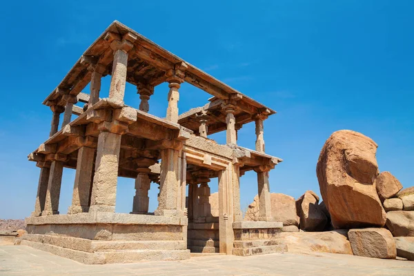 Hampi Vijayanagara Empire zabytki, Indie — Zdjęcie stockowe