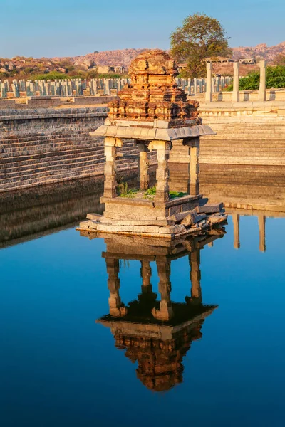 Hampi Vijayanagara İmparatorluğu anıtları, Hindistan — Stok fotoğraf