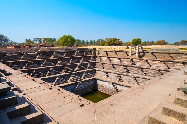 Hampi Vijayanagara Empire zabytki, Indie — Zdjęcie stockowe
