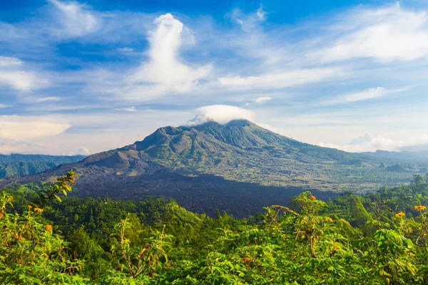 Mount Batur Volcano, Bali Island — Stockfoto