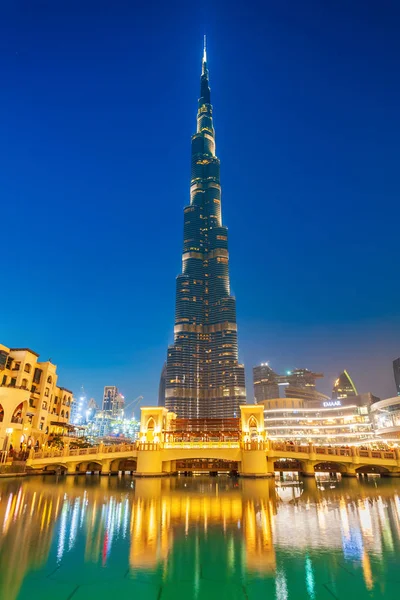 Torre de Burj Khalifa em Dubai — Fotografia de Stock