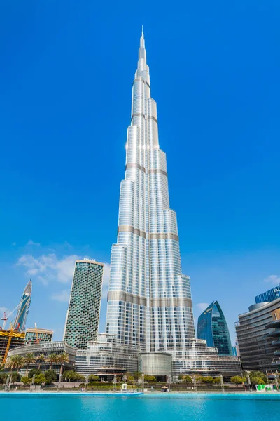 Věže Burdž Chalífa v Dubaji — Stock fotografie