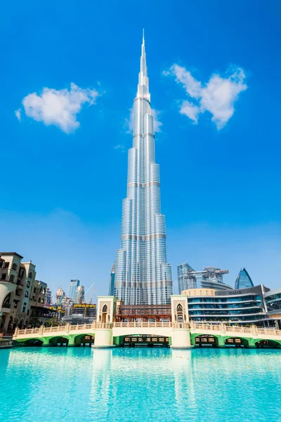 Věže Burdž Chalífa v Dubaji — Stock fotografie