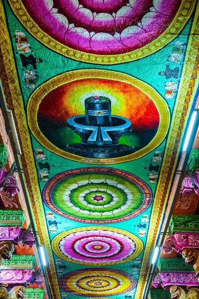 Decoración del patrón del templo de Meenakshi — Foto de Stock