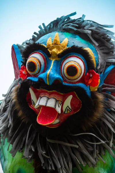Статуи Огоха, парад Нгрупук, Бали — стоковое фото