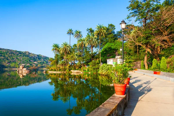 Paseo Del Monte Abu Lago Nakki Mount Abu Una Estación —  Fotos de Stock