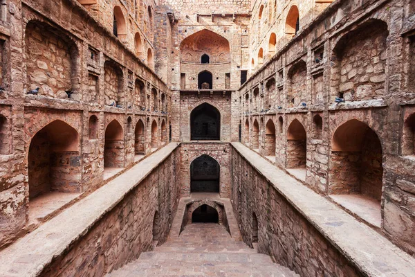 Agrasen Baoli Eller Ugrasen Baodi Ett Historiskt Steg Väl Nära — Stockfoto