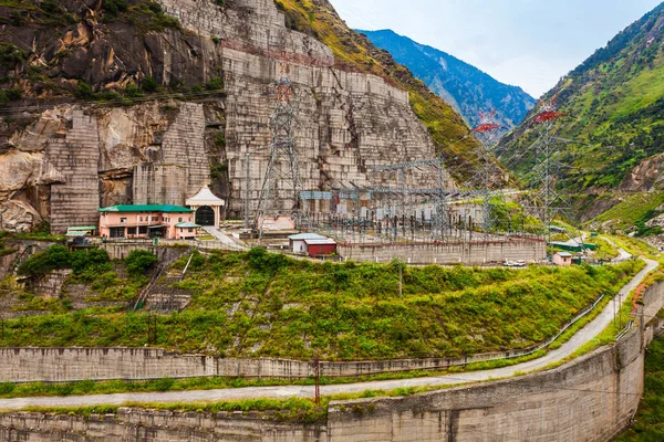 Centrale Hydroélectrique Dans Vallée Rivière Sutlej État Himachal Pradesh Inde — Photo