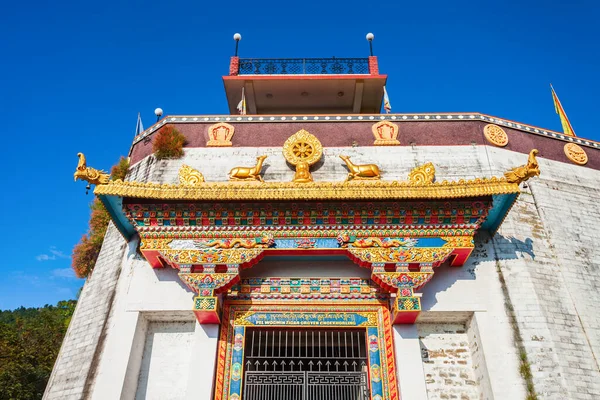 Mahatma Buddha Templom Közelében Guru Padmasambhava Vagy Guru Rinpoche Szobor — Stock Fotó