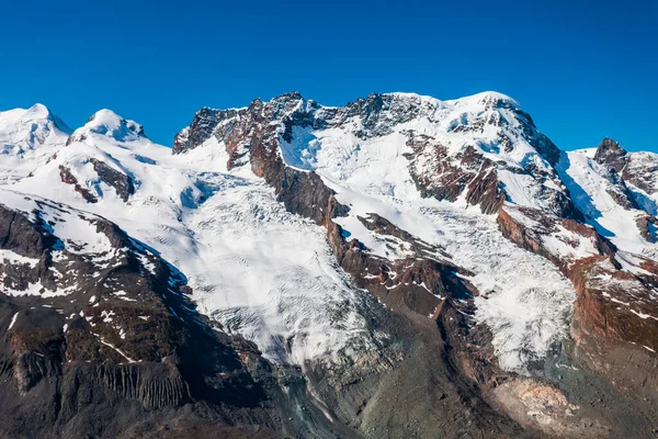 Matterhornské Pohoří Alp Které Nachází Mezi Švýcarskem Itálií — Stock fotografie