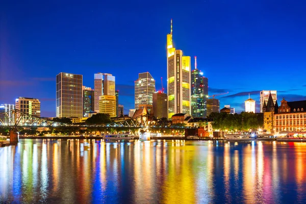 Skyline Frankfurt Main City Allemagne — Photo