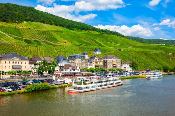 Bernkastel Kues Vista Panorámica Aérea Bernkastel Kues Conocido Centro Vitivinícola — Foto de Stock