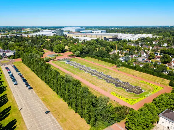 Nordpark Public Green Area Stockum District Dusseldorf City Germany — Stock Photo, Image