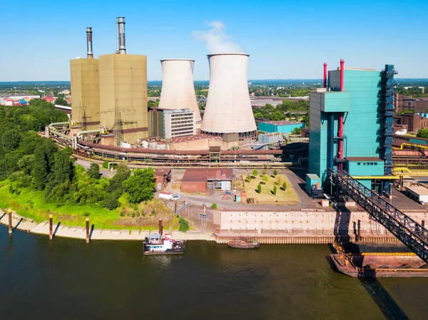 Elektriciteitscentrale Gevestigd Duisburg Duitsland — Stockfoto