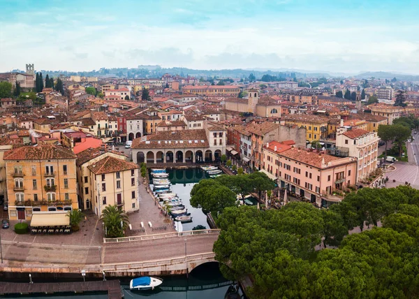 Desenzano Del Garda Porto Aereo Vista Panoramica Desenzano Comune Italiano — Foto Stock