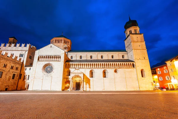 Trento Cathedral Eller Duomo Trento Romersk Katolsk Katedral Trento Stad — Stockfoto