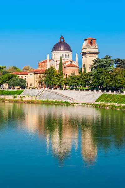 Eglise San Giorgio Braida Près Rivière Adige Vérone Vénétie Italie — Photo