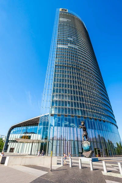 Bonn Tyskland Juni 2018 Post Tower Högkvarter För Logistik Företaget — Stockfoto