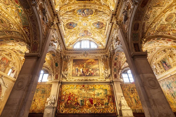 Bergamo Italy April 2019 Santa Maria Maggiore Basilica Interior Basilica — Stock Photo, Image