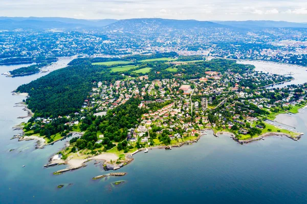 Bygdoy Panoramik Görüntüsü Bygdoy Yarımadası Norveç Oslo Şehrinin Batı Tarafında — Stok fotoğraf