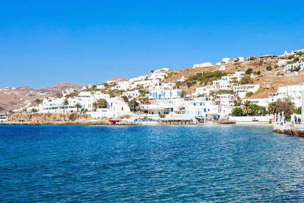 Vieux Port Port Mykonos Sur Île Mykonos Cyclades Grèce — Photo