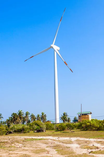 Turbinas Eólicas Kalpitiya Sri Lanka Turbina Eólica Dispositivo Que Convierte — Foto de Stock