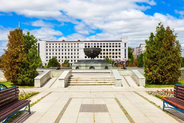 Parc Millénaire Kazan Est Situé Dans Centre Kazan Capitale République — Photo