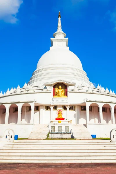 Ampara Peace Pagoda Ampara Sama Ceitya Est Une Des Nombreuses — Photo
