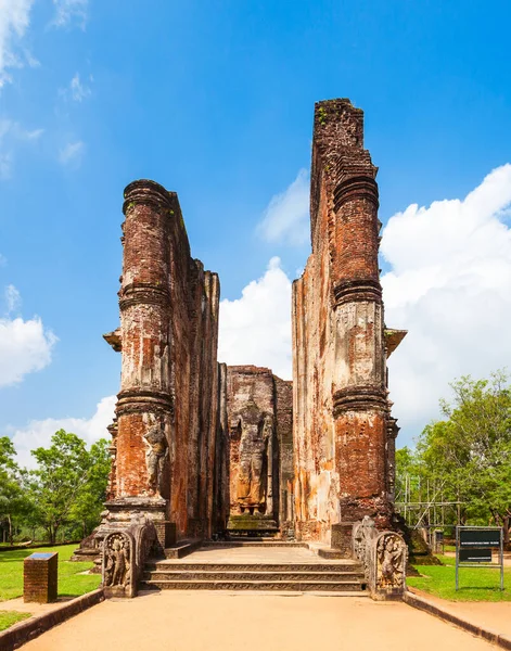 Polonnaruwa Lankathilaka Image House Είναι Ένα Μονολιθικό Σπίτι Εικόνα Του — Φωτογραφία Αρχείου