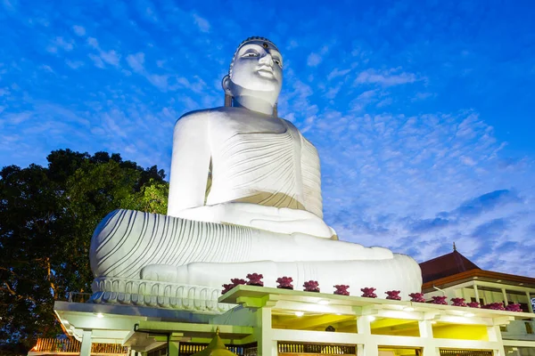 Bahirawa Kanda Bahirawakanda Vihara Buddha Statue Kandy Sri Lanka Sunset — Stock Photo, Image