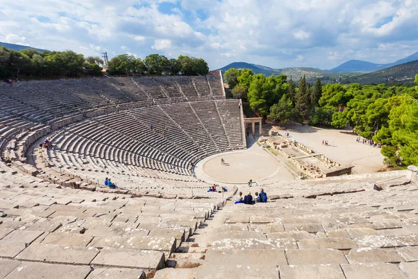 Epidaurus Ancient Theatre Teatro Antigua Ciudad Griega Epidaurus Dedicado Antiguo — Foto de Stock