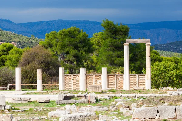 Yunanistan Daki Epidaurus Taki Asklepios Harabeleri Mabedi Epidaurus Antik Yunan — Stok fotoğraf