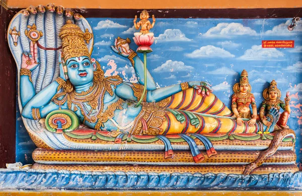 Chilaw Sri Lanka 2017 Február Munneswaram Templom Fontos Regionális Hindu — Stock Fotó