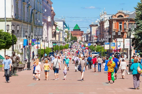 Nizhny Novgorod Russia Haziran 2016 Bolshaya Pokrovskaya Rusya Nın Nizhny — Stok fotoğraf