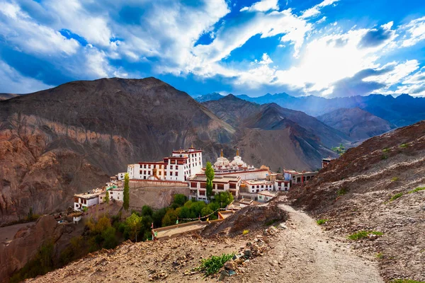 Monastero Lamayuru Gompa Monastero Buddista Stile Tibetano Nel Villaggio Lamayuru — Foto Stock