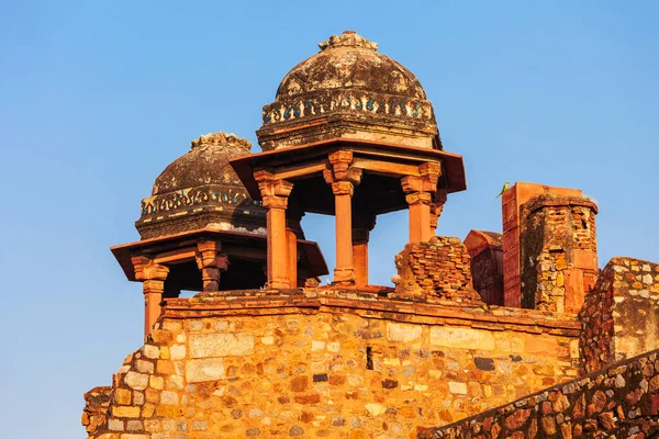 Humayuns Gate Purana Qila Fort Jedna Nejstarších Pevností Dillí Indii — Stock fotografie