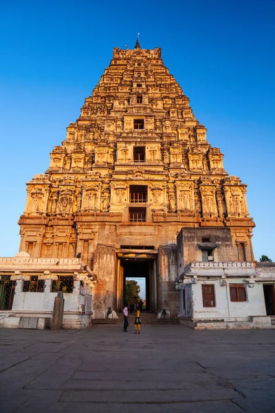 Templo Virupaksha Hampi Fue Centro Del Imperio Hindú Vijayanagara Estado — Foto de Stock