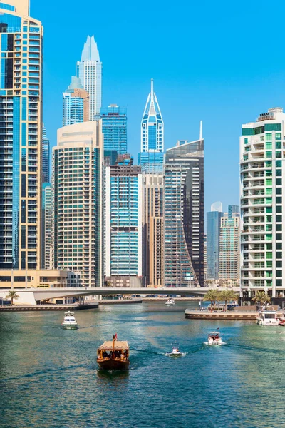 Dubai Marina is an artificial canal city and a district in Dubai in UAE