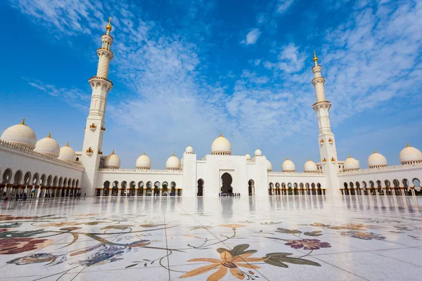 Sjeik Zayed Grand Mosque Grootste Moskee Van Verenigde Arabische Emiraten — Stockfoto