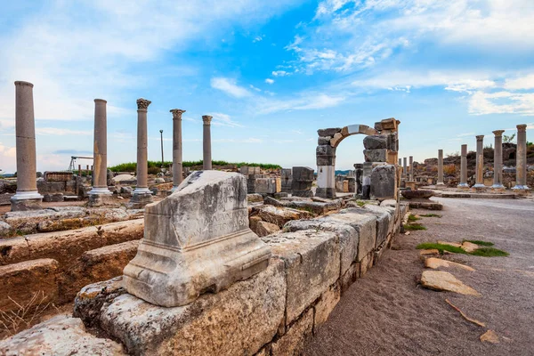 Perge Anda Türkiye Nin Antalya Kenti Yakınlarında Bulunan Antik Bir — Stok fotoğraf