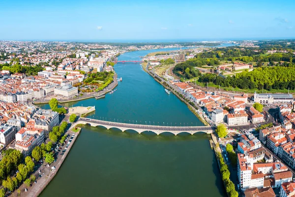 Bayonne Aerial Panoramic View Bayonne City Commune South Western France — Stock Photo, Image